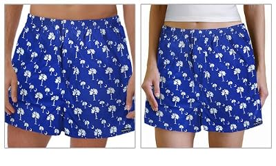 South Carolina Palmetto Boxers Sm Palmetto Moon 100% Cotton Boxer Shorts for HIM or HER- SEARCH BROAD BAY BOXERS FOR MORE DESIGNS Unique GIFT Ideas Man Men Boyfriend Woman Women Ladies Mother Dad Mom CUTE!