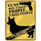 New  Obey The Pembroke Welsh Corgi  Parking Sign Dog