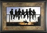 IMAGE OF The Lesson David Stoecklein 29x23 Gallery Quality Framed Print Western Cowboy Picture Prime Ship