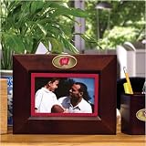 Wisconsin Badgers Wooden Landscape Picture Frame