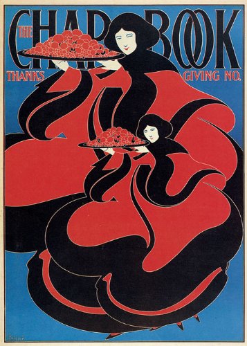 Chap Book Thanksgiving Ladies Art Nouveau 12