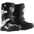 Fox Racing Pee Wee Comp 5K Youth Boys Dirt Bike Motorcycle Boots - Black/Silver
