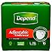 Depend Adjustable Underwear, Large/X-Large, 16-Count Packages (Pack of 4)