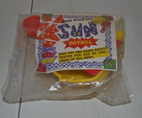 Wendy's Kids Meal Sun Patrol Sand Mold Kit From 1994
