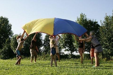Hudora Schwungtuch mit 8 Griffen, 350 cm Ø