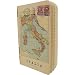 Cavallini Land and Water Maps vintage design notebook with elastic