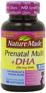 Nature Made PrenatalMulti + DHA 200 Mg  Softgels, Value Size, 60 + 30 Liquid softgels