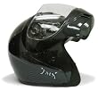 Carbon Fiber Flip up Modular Motorcycle Street Sport Bike Full Face Helmet DOT (Large)