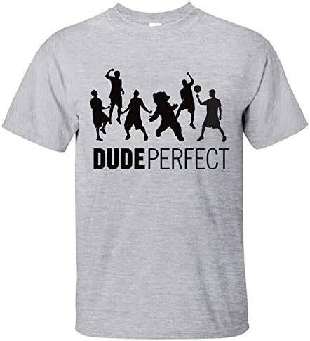SHINE Dude Perfect Photo Men's T Shirt Short Sleeves grey M