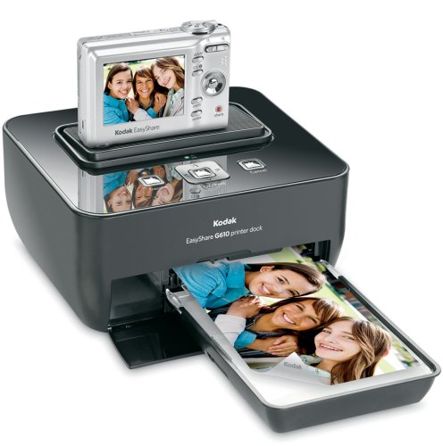 Kodak EasyShare C813 8.2MP Digital Camera with 3x Optical Zoom with G610 Printer Dock Bundle