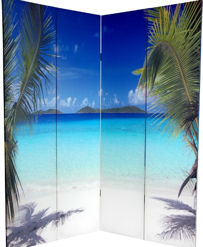 6 ft. Tall Double Sided Ocean Room Divider