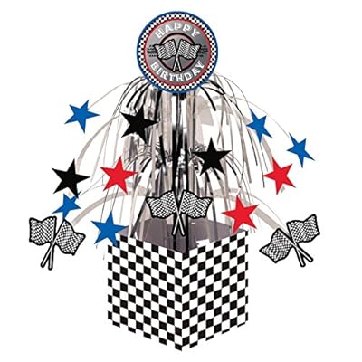 Racing Foil Cascade Centerpiece