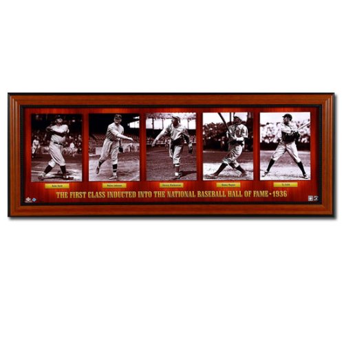 Baseball Hall of Fame First Class Inductees Upper Deck MLB Commemorative Photo Collage