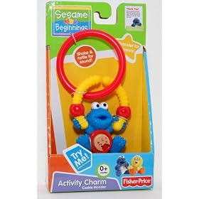Fisher Price Sesame Beginnings Activity Charm Cookie Monster