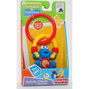 Fisher Price Sesame Beginnings Activity Charm Cookie Monster by 