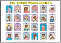 Let's Sign BSL Early Years & Baby Signs: Poster/Mats A3 Set of 2 (British Sign Language) (Let's Sign Series)