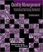 Books : Quality Management: Introduction to Total Quality Management for Production, Processing, and Services (4th Edition)
