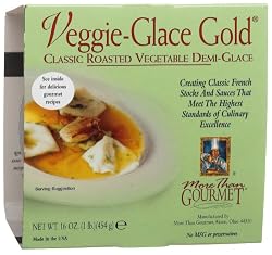 More Than Gourmet Veggie-glace Gold Roasted Vegetable Demi-glace, 16-Ounce Packages (Pack of 2)