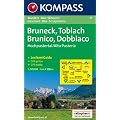 Bruneck/Brunico, Toblach/Dobbiaco, Hochpustertal/Alta Pusteria. Wander-, Bike- und Skitourenkarte. GPS-genau. 1:50.000