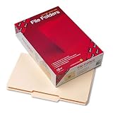 Smead 15336 Smead Recycled File Folders, 1/3 Cut 2nd Pos, 2-Ply Top Tab, Lgl, MLA, 100/Box