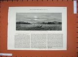 Anjer Coast Java Volcanic Eruption 1883 Mountains Art