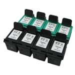 8 Pack. Refurbished Cartridges for HP 92 and HP 93. Includes Cartridges for 4ea HP 92 + 4ea HP 93.