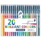 Staedtler Triplus Color Fiber Tip Pens, 323SB20P