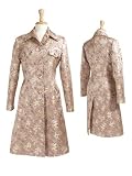 Review   / Fitted Silk Brocade Lined Coat
