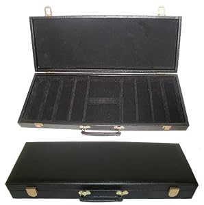 Black Vinyl 400 Chip Case