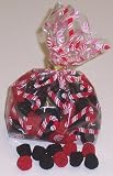 Scott's Cakes Raspberries and Blackberries 1/2 Pound Candy Cane Bag