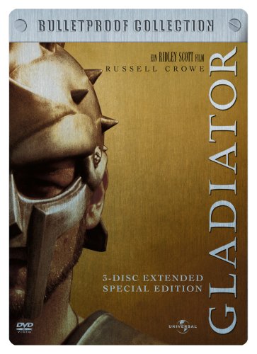 Childrens Toyshop  DVD : Gladiator - Extended Special Edition - Bulletproof Collection (3 DVDs im Steelbook)