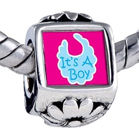 Pandora Style Bead It's A Boy Baby Beads Fits Pandora Bracelet