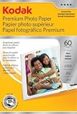 : Kodak Premium Photo Paper (Silver 4*), 10x15cm, 60 sheets (255gsm)