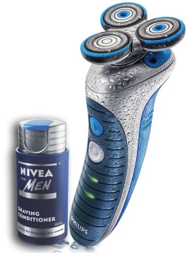 Philips Nivea HS8040 Moisturizing Rotary Rechargeable Shaving System