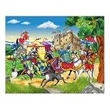 Ravensburger Riding With The King Plus a Toy Papo King 35 Piece Jigsaw Puzzle