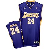 adidas Los Angeles Lakers Kobe Bryant Youth (sizes 8-20) Replica Road Jersey