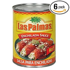 Las Palmas Hot Enchilada Sauce, 19-Ounce Cans (Pack of 6)