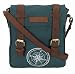 The House Of Tara Wax Coated Cotton Canvas Messenger Bag (Combat Blue) RS.799.00