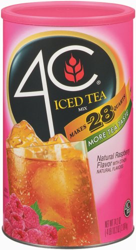 4C IIT RSP Instant Iced Tea Mix Raspberry