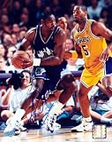 Karl Malone Utah Jazz - vs. Robert Horry - 8x10 Autographed Photograph