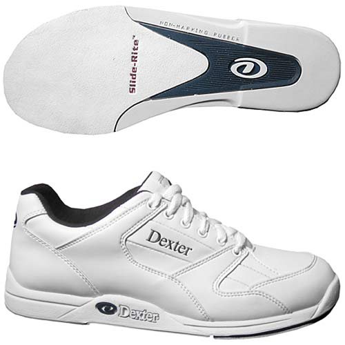 Dexter Bowling Shoes-Dexter Men's Ricky II Bowling Shoes - White-Mens Dexter Bowling Shoes