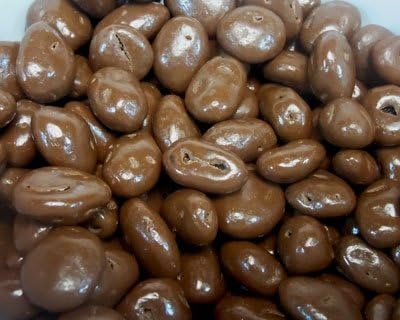 Chocolate Covered Raisins No sugar added