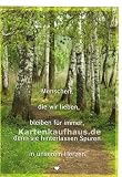 Trauerkarte Birkenhain: Menschen, die wir lieben...