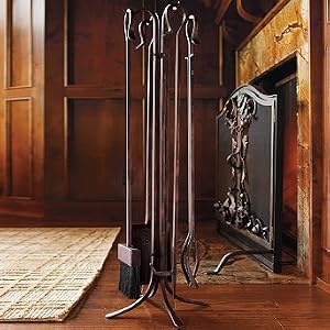 Forged Hearth Tool Set - Standard - Frontgate