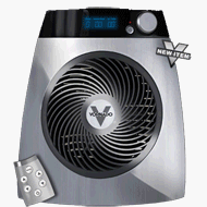 Vornado EH1-0041-44 iControl Digital Vortex Full-Room Heater with Remote Control
