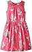 The Children's Place Big Girls' Floral Printed Foil Dress with Sash