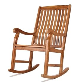 All Things Cedar Upton Teak Rocking Chair by All Things Cedar
