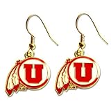 Utah Utes Dangle Logo Earring Set Ncaa Charm Gift