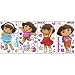 Dora the Explorer Self Sticker Room Appliques 52 Pc