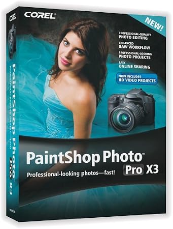 Corel PaintShop Photo Pro X3 - English/French (bilingual software)